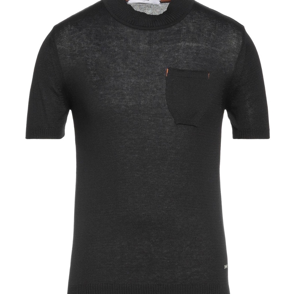 Takeshy Kurosawa Black Short Sleeve Sweater